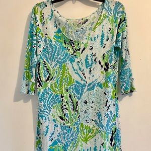 Lily Pulitzer Blue Coral Reef Dress